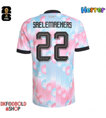 Belgien Alexis Saelemaekers #22 Udebanetrøje VM 2026 Kort ærmer